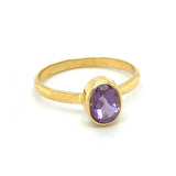 Amethyst Gold Ring