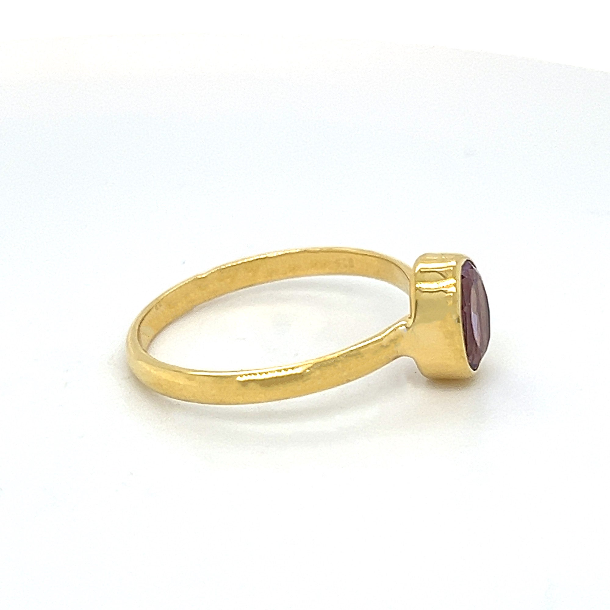 Amethyst Gold Ring