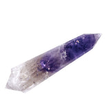 Amethyst and Smoky Quartz Vogel crystal wand