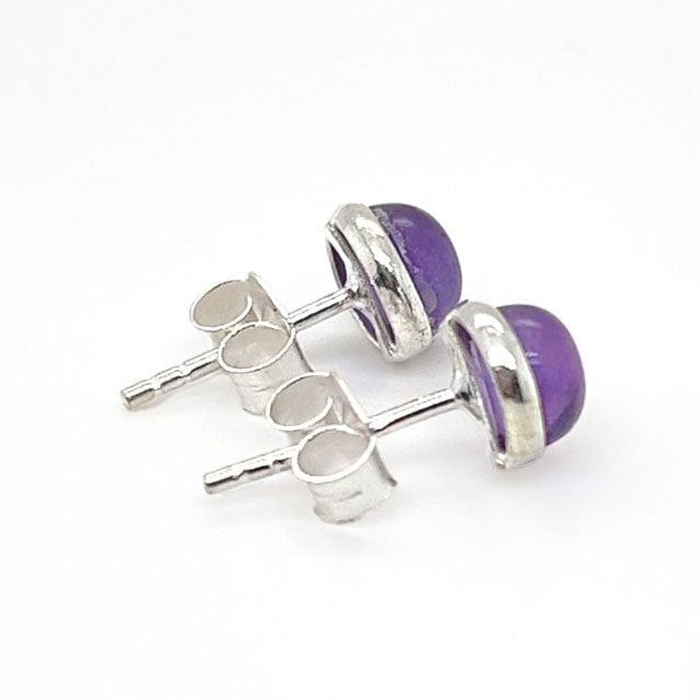 Amethyst Stud Earrings