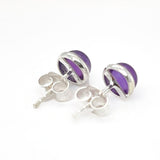 Amethyst Stud Earrings