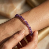 Amethyst Micro Bead Bracelet