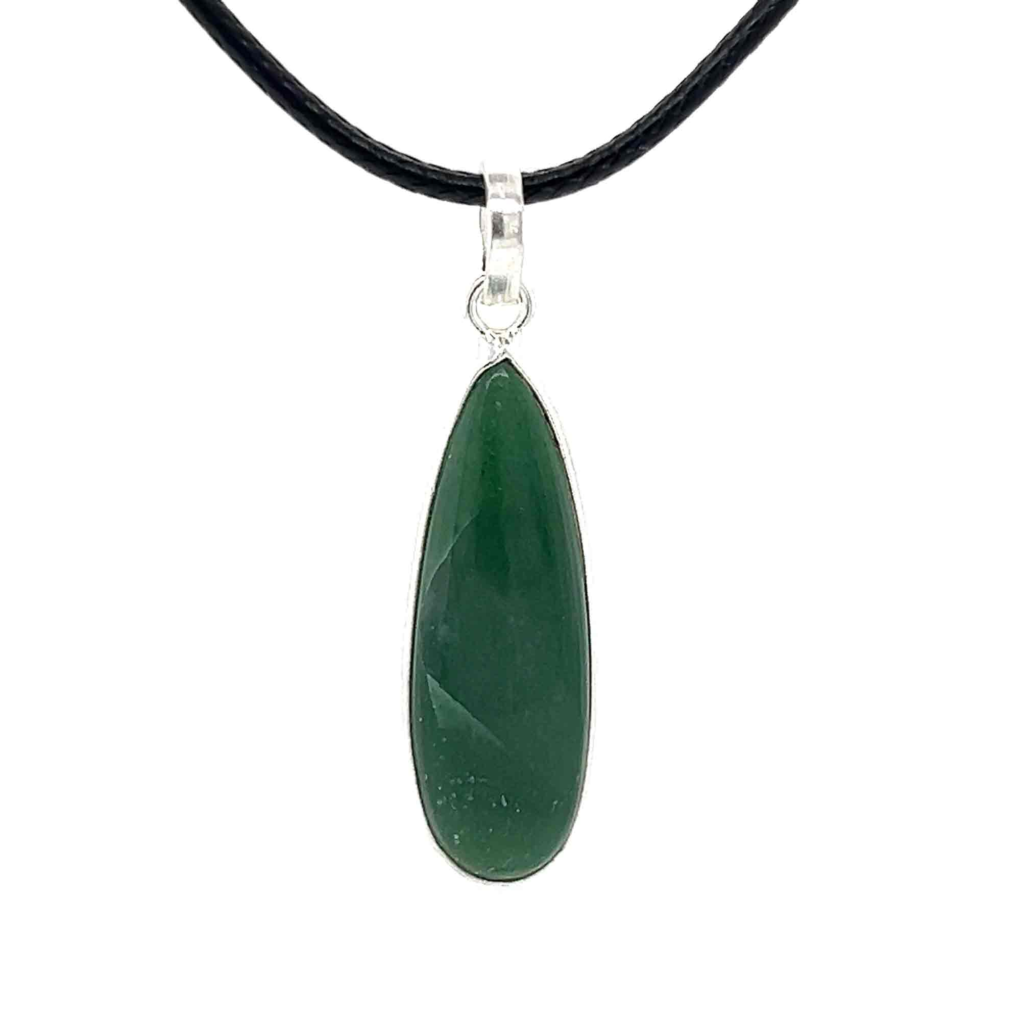 Aventurine Teardrop Pendant