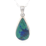 Azurite Malachite Sterling Silver Pendant