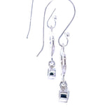 Blue Topaz Drop Earrings