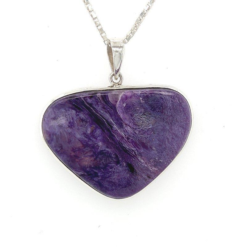 Polished Charoite Pendant