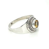Citrine Filigree Ring