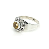 Citrine Filigree Ring