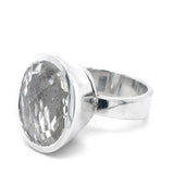 Clear Quartz Statement Ring