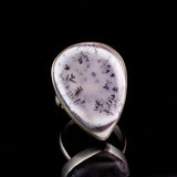 Teardrop Dendritic Agate Ring