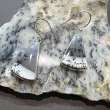 Dendritic Agate Drop Earrings