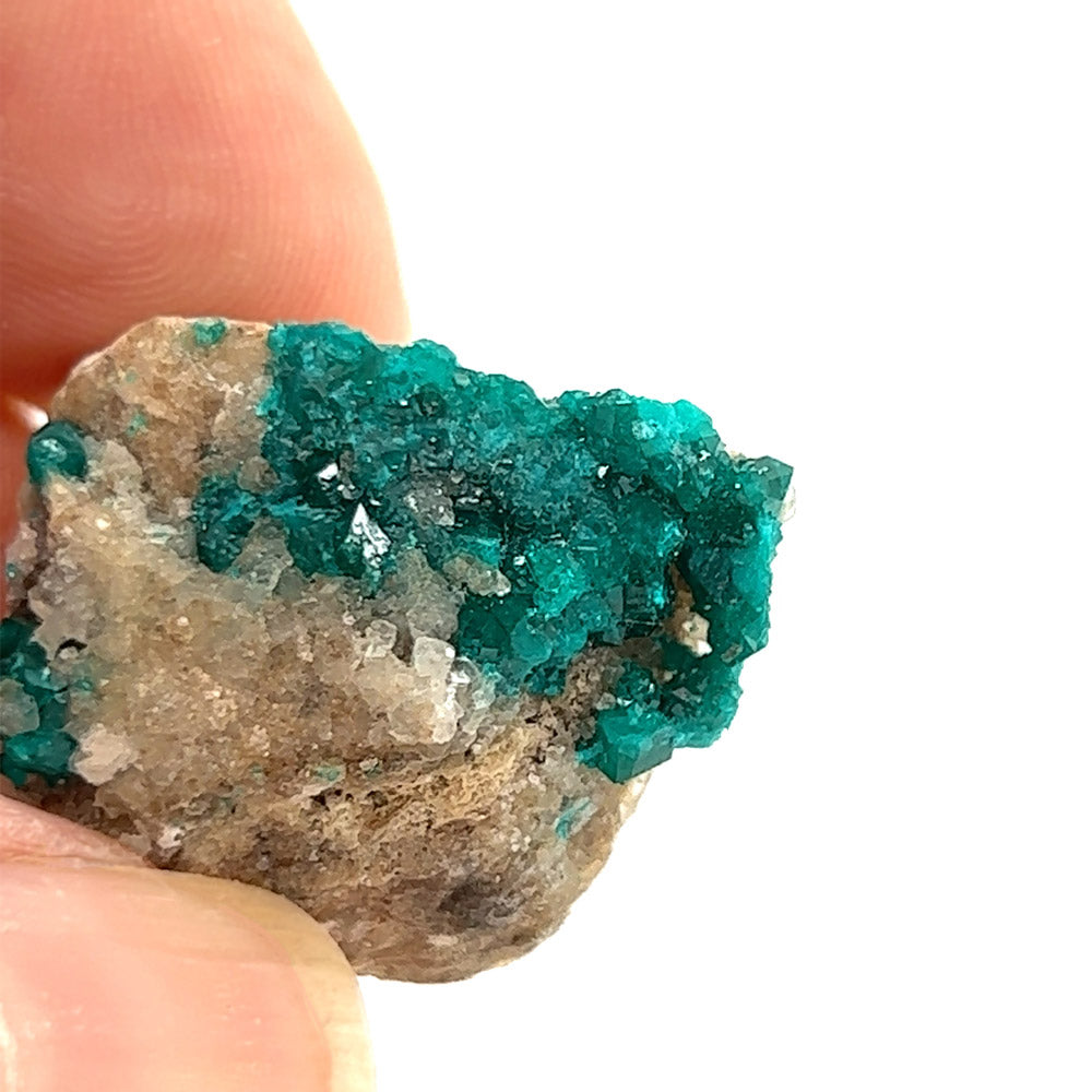 Dioptase on Matrix Specimen