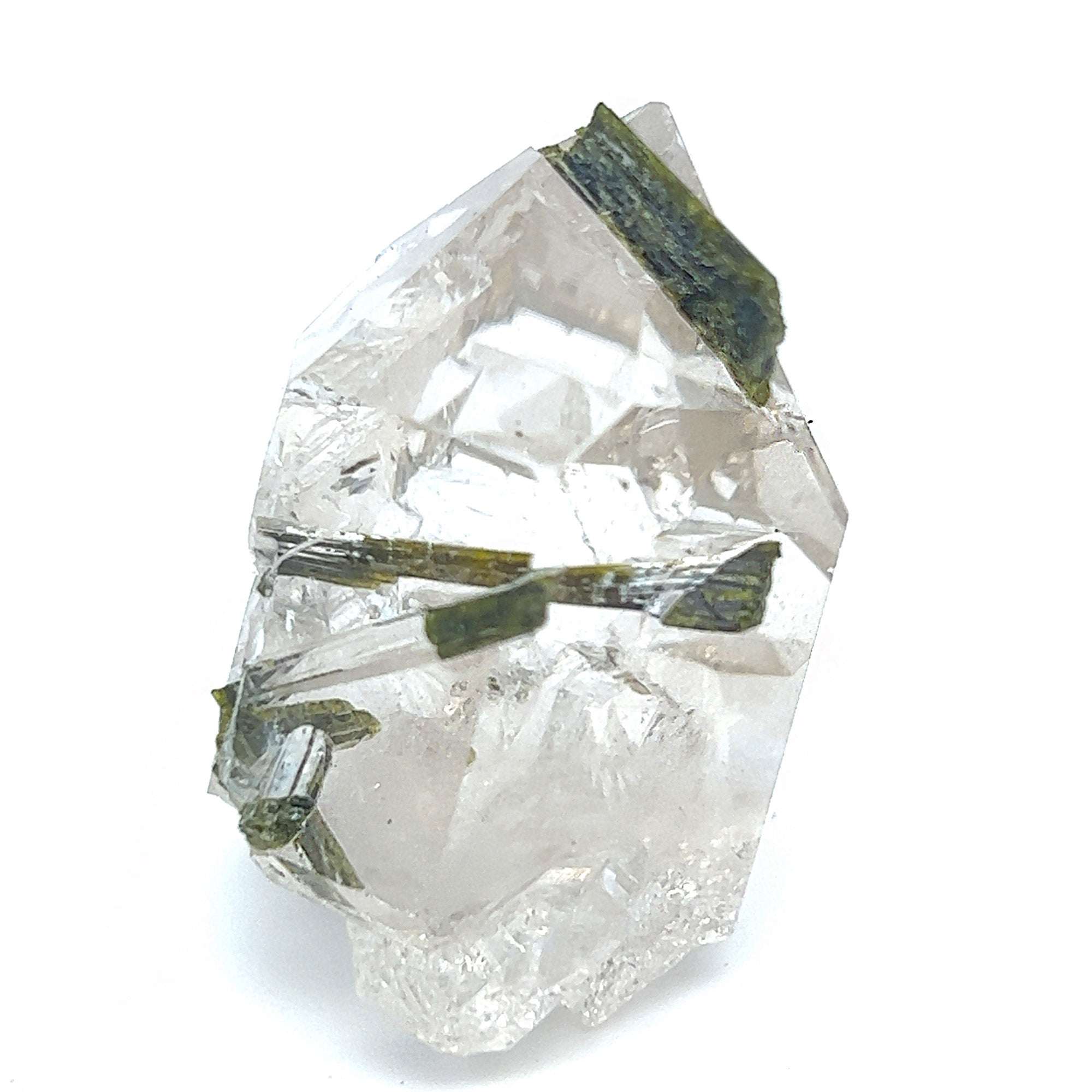 Epidote in Quartz Point