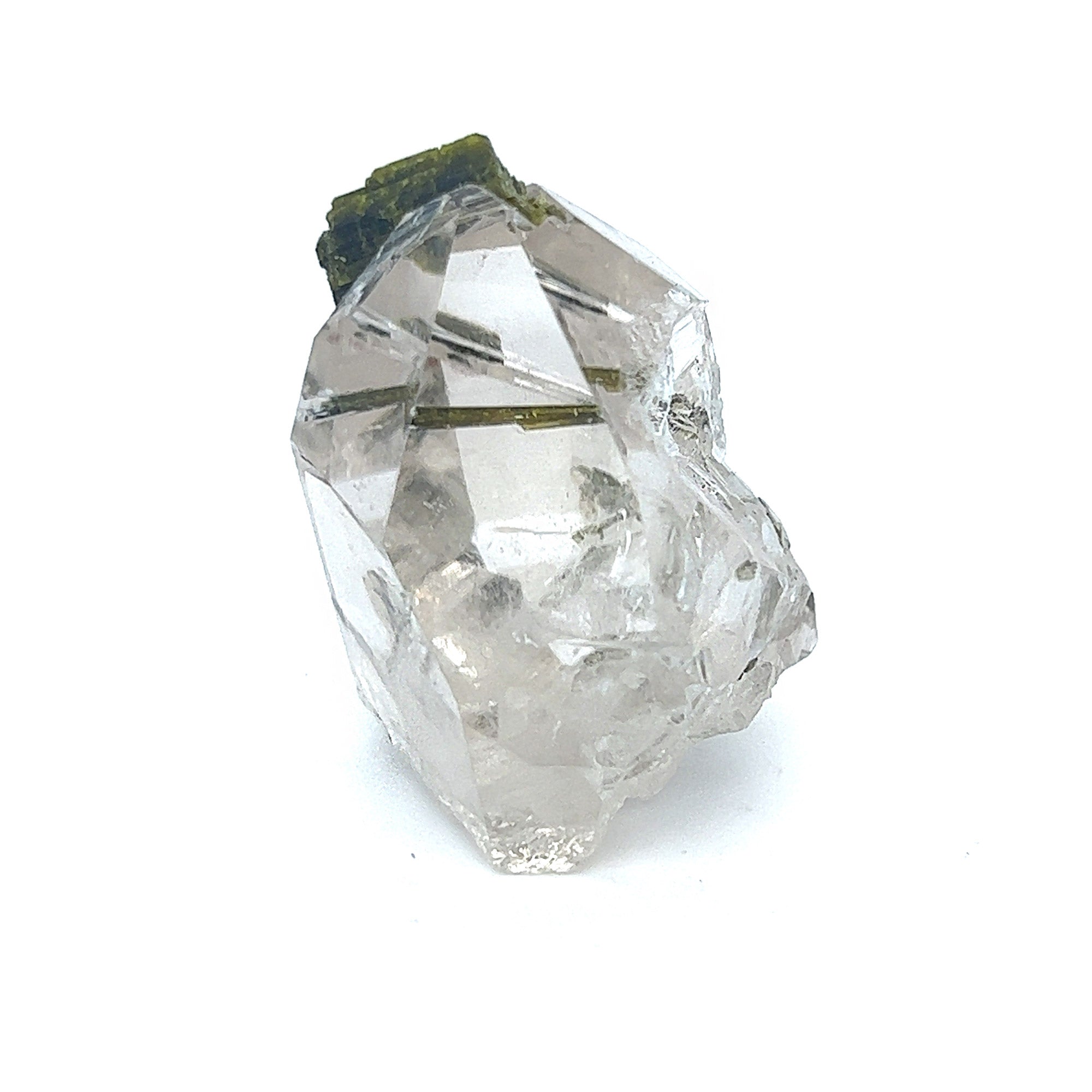 Epidote in Quartz Point