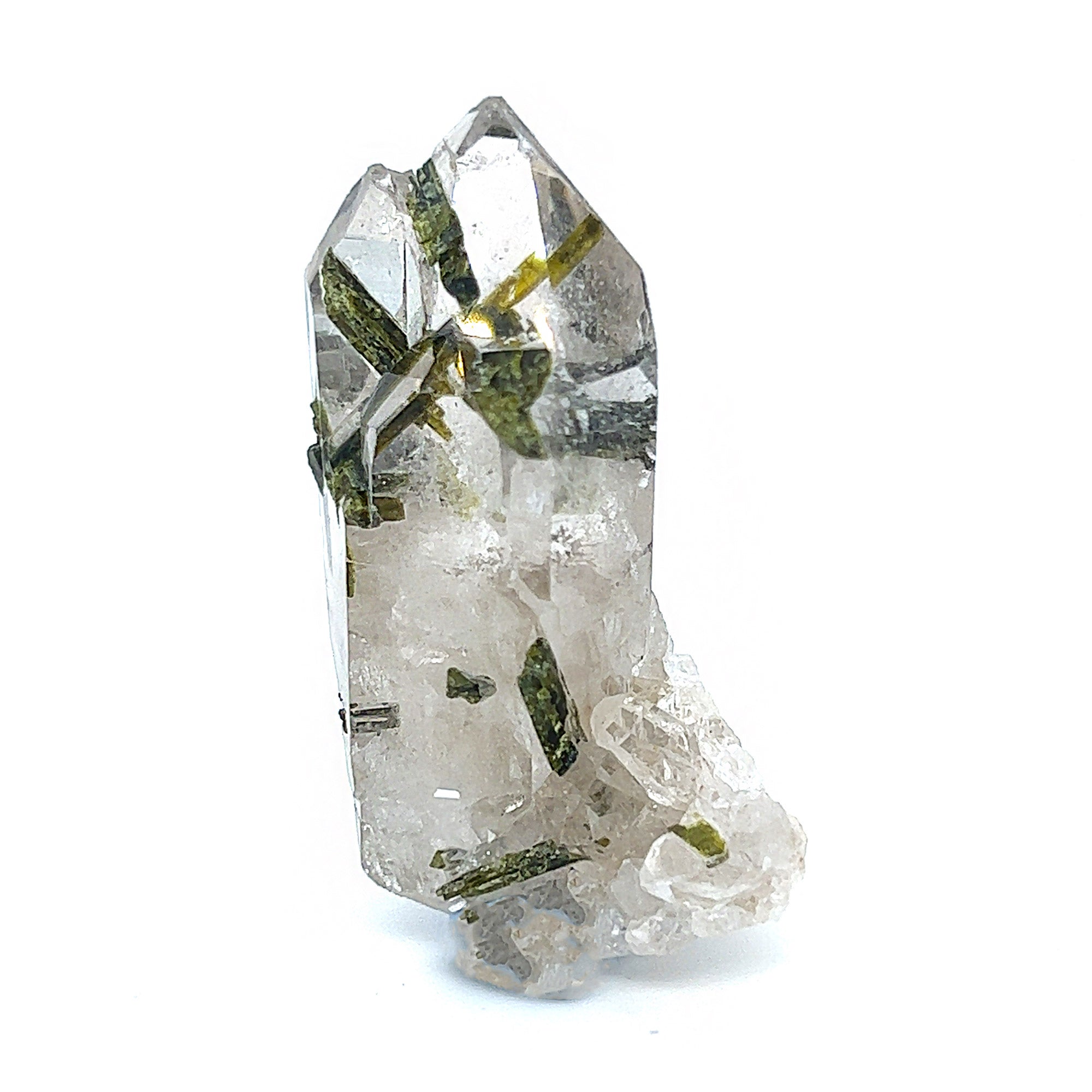 Epidote in Quartz Specimen