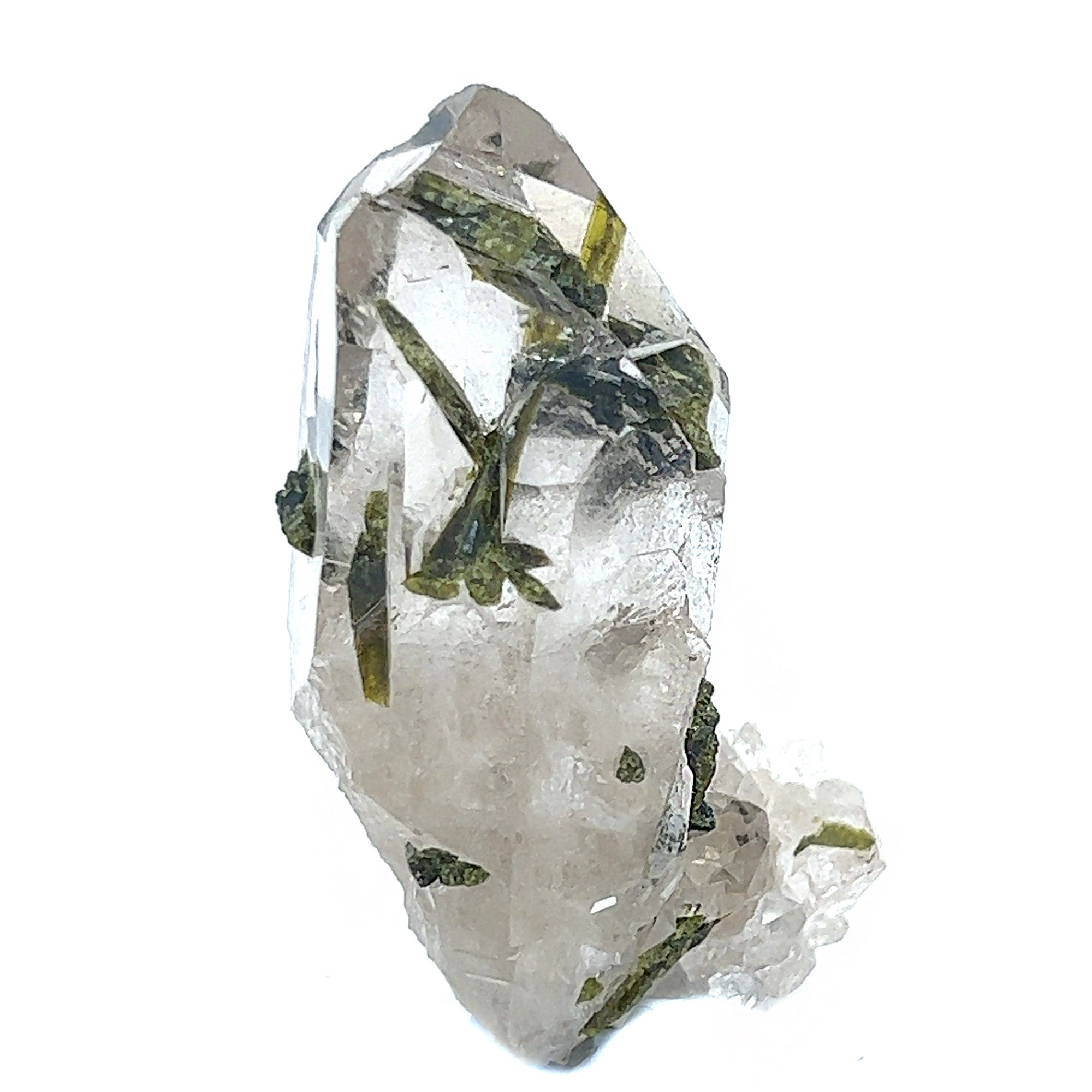 Epidote in Quartz Specimen