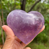 Amethyst Large Heart