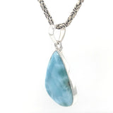 Larimar Tear Drop Necklace