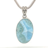 Larimar Sterling Silver Necklace