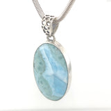 Larimar Sterling Silver Necklace