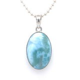 Larimar Oval Necklace