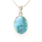 Larimar Oval Necklace