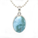 Larimar Oval Necklace
