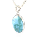 Larimar Oval Necklace