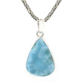 Larimar Tear Drop Necklace