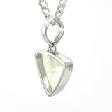 Faceted Libyan Desert Glass Sterling Silver Pendant