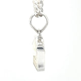 Faceted Libyan Desert Glass Sterling Silver Pendant