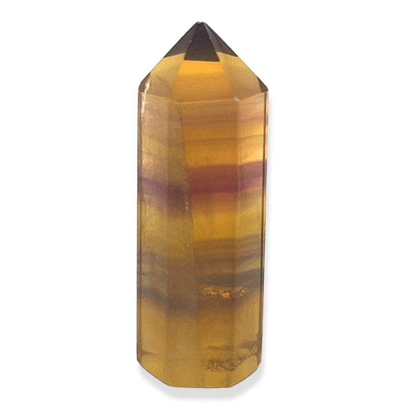 Polished Yellow Fluorite Obelisk