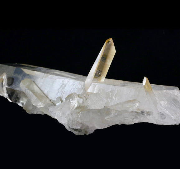 Golden Clear Quartz Point