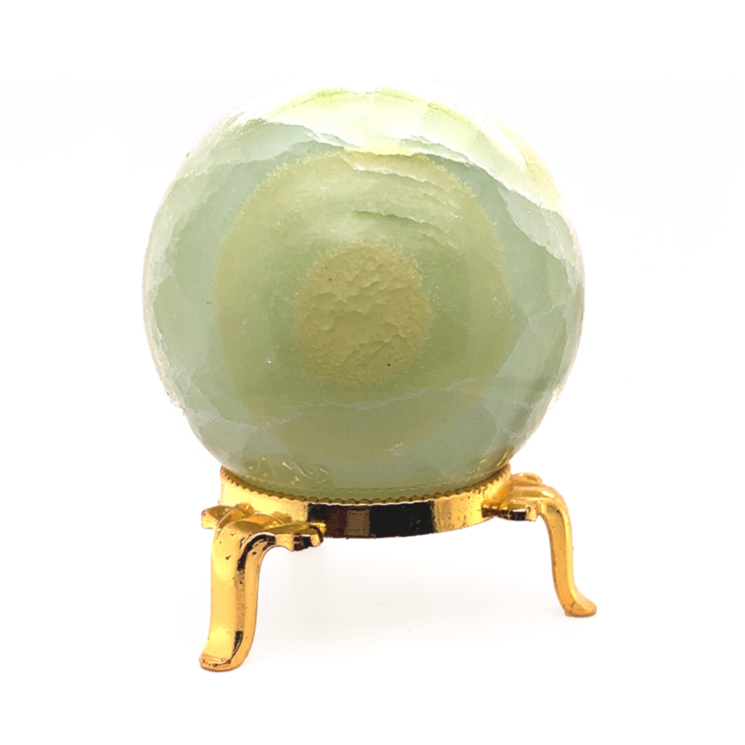 Pistacchio Calcite Sphere