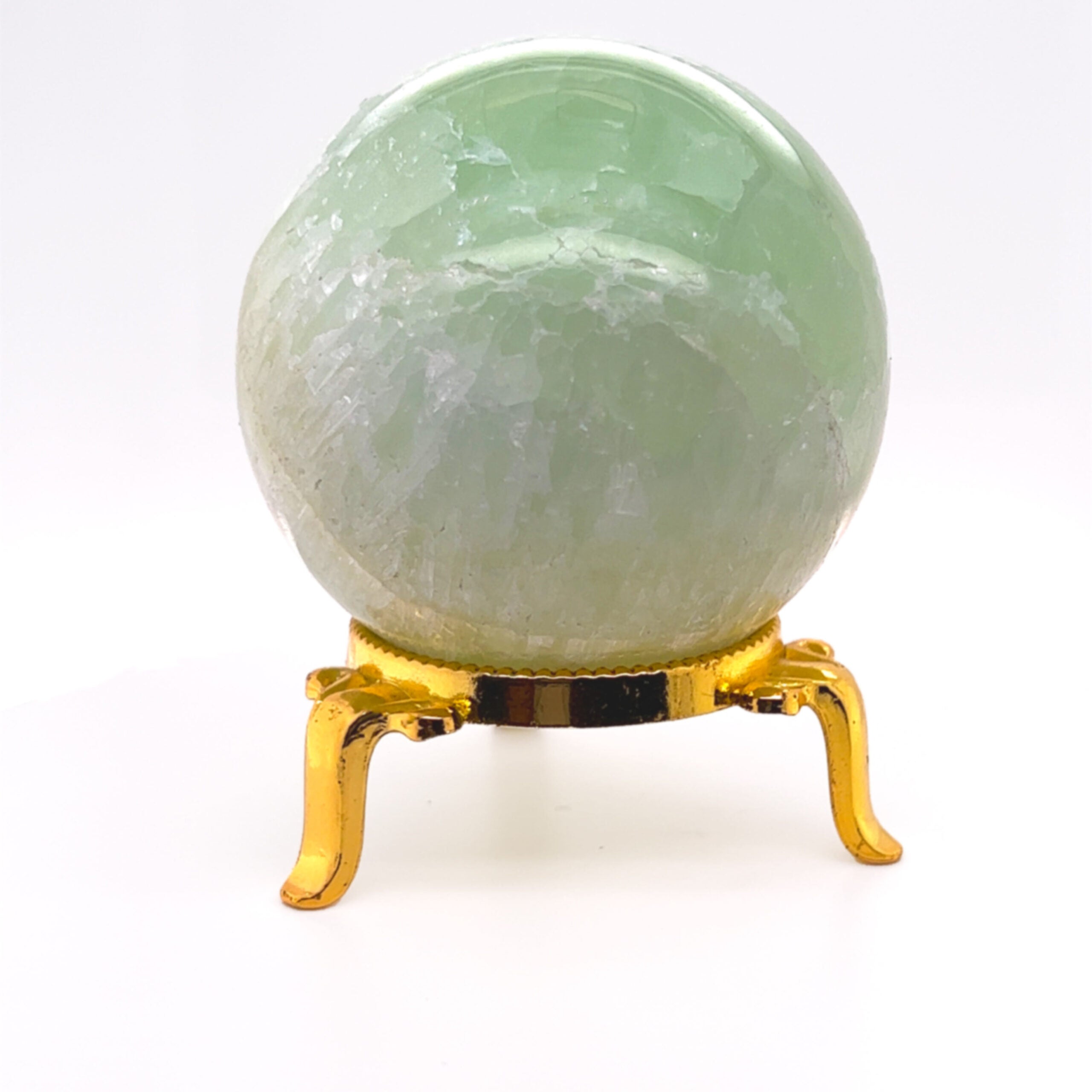 Pistacchio Calcite Sphere