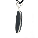 Hematite Polished Silver Pendant