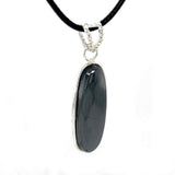 Hematite Polished Silver Pendant