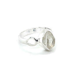 Double Terminated Quartz Herkimer Ring