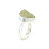 Hiddenite Raw Ring