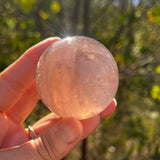 Rose Quartz Star Crystal Ball