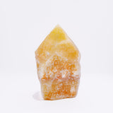 Orange Calcite Semi-Polished Point