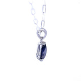 Iolite Teardrop Pendant
