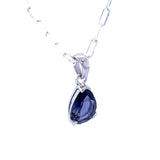 Iolite Teardrop Pendant