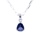 Iolite Teardrop Pendant