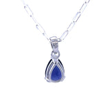 Iolite Teardrop Pendant