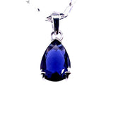 Iolite Teardrop Pendant