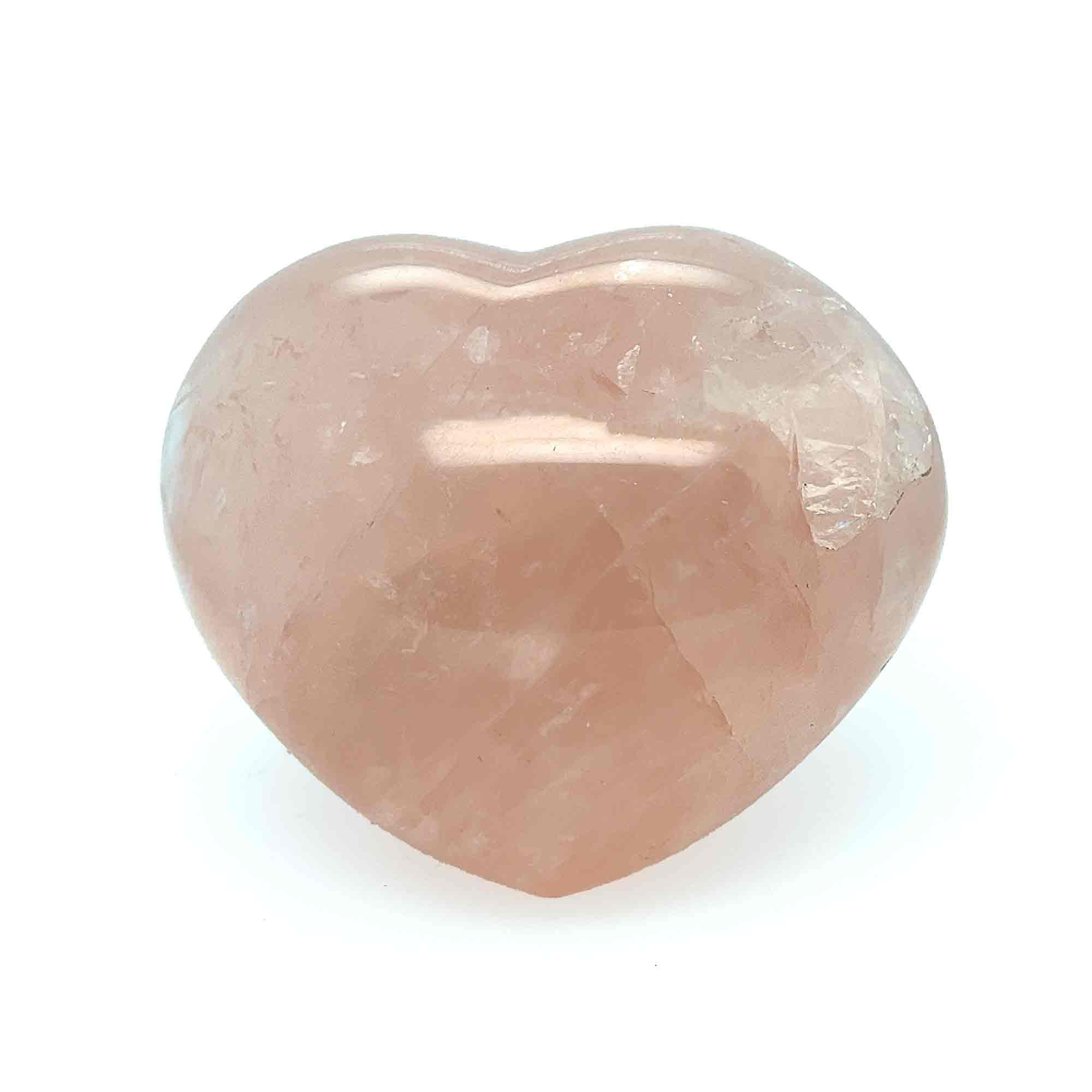 Rose Quartz Large Heart