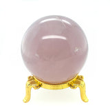 Polished Rose Quartz Sphere
