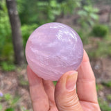 Polished Rose Quartz Sphere