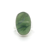 Jade Sterling Silver Statement Ring